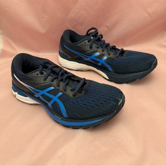 ASICS GT-2000 9 Blue Black Stability Running Shoes Men’s Sz 8 - Picture 1 of 14